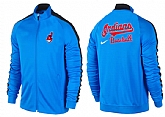 MLB Cleveland Indians Team Logo 2015 Men Baseball Jacket (8),baseball caps,new era cap wholesale,wholesale hats