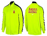 MLB Los Angeles Angels of Anaheim Team Logo 2015 Men Baseball Jacket (14),baseball caps,new era cap wholesale,wholesale hats