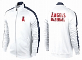 MLB Los Angeles Angels of Anaheim Team Logo 2015 Men Baseball Jacket (2),baseball caps,new era cap wholesale,wholesale hats