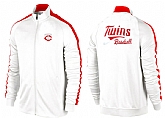 MLB Minnesota Twins Team Logo 2015 Men Baseball Jacket (10),baseball caps,new era cap wholesale,wholesale hats