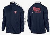 MLB Minnesota Twins Team Logo 2015 Men Baseball Jacket (13),baseball caps,new era cap wholesale,wholesale hats