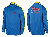 MLB Minnesota Twins Team Logo 2015 Men Baseball Jacket (17),baseball caps,new era cap wholesale,wholesale hats