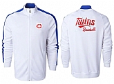 MLB Minnesota Twins Team Logo 2015 Men Baseball Jacket (3),baseball caps,new era cap wholesale,wholesale hats