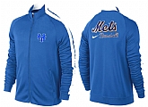 MLB New York Mets Team Logo 2015 Men Baseball Jacket (16),baseball caps,new era cap wholesale,wholesale hats
