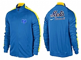 MLB New York Mets Team Logo 2015 Men Baseball Jacket (17),baseball caps,new era cap wholesale,wholesale hats