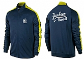 MLB New York Yankees Team Logo 2015 Men Baseball Jacket (1),baseball caps,new era cap wholesale,wholesale hats