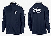 MLB New York Yankees Team Logo 2015 Men Baseball Jacket (13),baseball caps,new era cap wholesale,wholesale hats