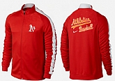 MLB Oakland Athletics Team Logo 2015 Men Baseball Jacket (11),baseball caps,new era cap wholesale,wholesale hats