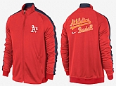 MLB Oakland Athletics Team Logo 2015 Men Baseball Jacket (12),baseball caps,new era cap wholesale,wholesale hats