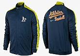 MLB Oakland Athletics Team Logo 2015 Men Baseball Jacket (15),baseball caps,new era cap wholesale,wholesale hats