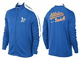 MLB Oakland Athletics Team Logo 2015 Men Baseball Jacket (16),baseball caps,new era cap wholesale,wholesale hats