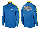 MLB Oakland Athletics Team Logo 2015 Men Baseball Jacket (17),baseball caps,new era cap wholesale,wholesale hats