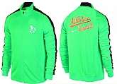 MLB Oakland Athletics Team Logo 2015 Men Baseball Jacket (18),baseball caps,new era cap wholesale,wholesale hats
