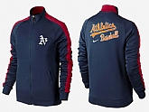 MLB Oakland Athletics Team Logo 2015 Men Baseball Jacket (19),baseball caps,new era cap wholesale,wholesale hats