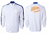 MLB Oakland Athletics Team Logo 2015 Men Baseball Jacket (3),baseball caps,new era cap wholesale,wholesale hats