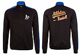 MLB Oakland Athletics Team Logo 2015 Men Baseball Jacket (5),baseball caps,new era cap wholesale,wholesale hats