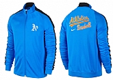 MLB Oakland Athletics Team Logo 2015 Men Baseball Jacket (8),baseball caps,new era cap wholesale,wholesale hats