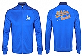 MLB Oakland Athletics Team Logo 2015 Men Baseball Jacket (9),baseball caps,new era cap wholesale,wholesale hats