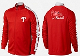 MLB Philadelphia Phillies Team Logo 2015 Men Baseball Jacket (11),baseball caps,new era cap wholesale,wholesale hats