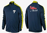 MLB Philadelphia Phillies Team Logo 2015 Men Baseball Jacket (15),baseball caps,new era cap wholesale,wholesale hats