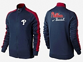 MLB Philadelphia Phillies Team Logo 2015 Men Baseball Jacket (19),baseball caps,new era cap wholesale,wholesale hats