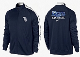 MLB Tampa Bay Rays Team Logo 2015 Men Baseball Jacket (13),baseball caps,new era cap wholesale,wholesale hats