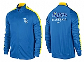 MLB Tampa Bay Rays Team Logo 2015 Men Baseball Jacket (17),baseball caps,new era cap wholesale,wholesale hats