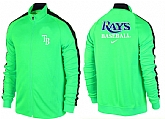MLB Tampa Bay Rays Team Logo 2015 Men Baseball Jacket (18)