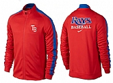 MLB Tampa Bay Rays Team Logo 2015 Men Baseball Jacket (7),baseball caps,new era cap wholesale,wholesale hats