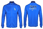 MLB Tampa Bay Rays Team Logo 2015 Men Baseball Jacket (9),baseball caps,new era cap wholesale,wholesale hats
