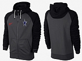 Men Dallas Cowboys Team Logo Full Zip NFL Hoodie (17),baseball caps,new era cap wholesale,wholesale hats