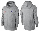 Men Dallas Cowboys Team Logo Full Zip NFL Hoodie (22),baseball caps,new era cap wholesale,wholesale hats