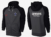Men Dallas Cowboys Team Logo Full Zip NFL Hoodie (5),baseball caps,new era cap wholesale,wholesale hats