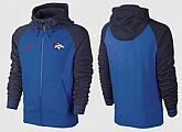 Men Denver Broncos Team Logo Full Zip NFL Hoodie (14),baseball caps,new era cap wholesale,wholesale hats