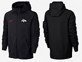 Men Denver Broncos Team Logo Full Zip NFL Hoodie (18),baseball caps,new era cap wholesale,wholesale hats