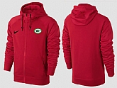 Men Green Bay Packers Team Logo Full Zip NFL Hoodie (7),baseball caps,new era cap wholesale,wholesale hats