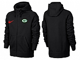 Men Green Bay Packers Team Logo Full Zip NFL Hoodie (8),baseball caps,new era cap wholesale,wholesale hats