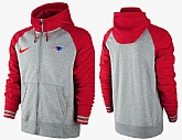Men New England Patriots Team Logo Full Zip NFL Hoodie (1),baseball caps,new era cap wholesale,wholesale hats