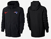 Men New England Patriots Team Logo Full Zip NFL Hoodie (6),baseball caps,new era cap wholesale,wholesale hats