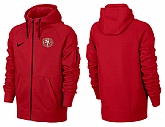 Men San Francisco 49ers Team Logo Full Zip NFL Hoodie (11),baseball caps,new era cap wholesale,wholesale hats