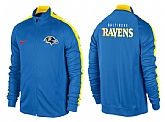 NFL Baltimore Ravens Team Logo 2015 Men Football Jacket (17),baseball caps,new era cap wholesale,wholesale hats