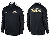 NFL Baltimore Ravens Team Logo 2015 Men Football Jacket (6),baseball caps,new era cap wholesale,wholesale hats