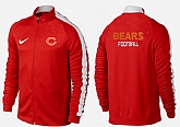 NFL Chicago Bears Team Logo 2015 Men Football Jacket (11),baseball caps,new era cap wholesale,wholesale hats