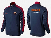 NFL Chicago Bears Team Logo 2015 Men Football Jacket (19),baseball caps,new era cap wholesale,wholesale hats