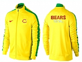 NFL Chicago Bears Team Logo 2015 Men Football Jacket (4),baseball caps,new era cap wholesale,wholesale hats