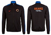 NFL Chicago Bears Team Logo 2015 Men Football Jacket (5),baseball caps,new era cap wholesale,wholesale hats