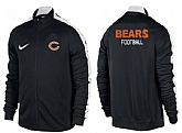 NFL Chicago Bears Team Logo 2015 Men Football Jacket (6),baseball caps,new era cap wholesale,wholesale hats