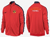 NFL Cincinnati Bengals Team Logo 2015 Men Football Jacket (12),baseball caps,new era cap wholesale,wholesale hats
