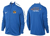 NFL Cincinnati Bengals Team Logo 2015 Men Football Jacket (16),baseball caps,new era cap wholesale,wholesale hats