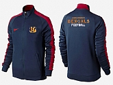 NFL Cincinnati Bengals Team Logo 2015 Men Football Jacket (19),baseball caps,new era cap wholesale,wholesale hats
